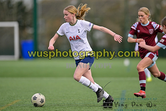 20230311-140258B West Ham United Academy Girls U15 v Tottenham Hotspur Women FC Academy U15