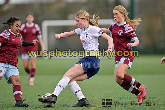 20230311-140259A West Ham United Academy Girls U15 v Tottenham Hotspur Women FC Academy U15