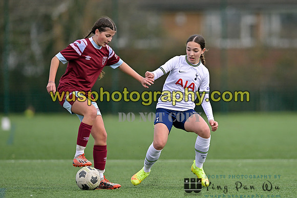 20230311-140303 West Ham United Academy Girls U15 v Tottenham Hotspur Women FC Academy U15
