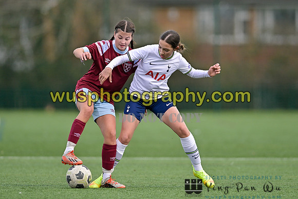 20230311-140303H West Ham United Academy Girls U15 v Tottenham Hotspur Women FC Academy U15