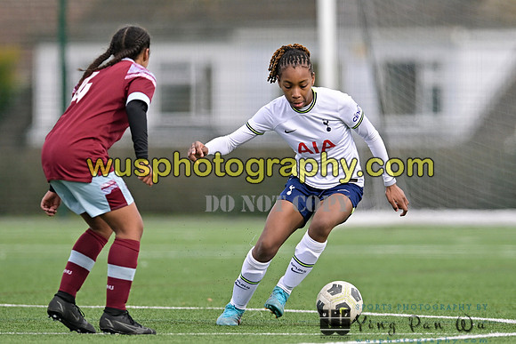 20230311-140321C West Ham United Academy Girls U15 v Tottenham Hotspur Women FC Academy U15