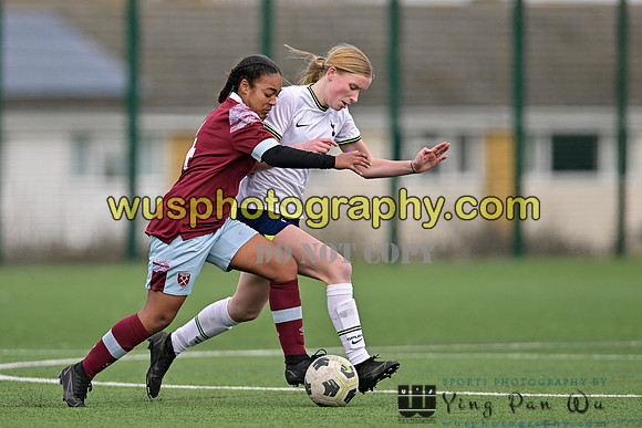 20230311-140429A West Ham United Academy Girls U15 v Tottenham Hotspur Women FC Academy U15