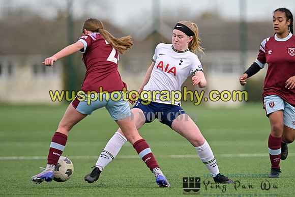 20230311-140432A West Ham United Academy Girls U15 v Tottenham Hotspur Women FC Academy U15