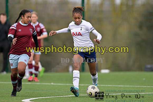 20230311-140700A West Ham United Academy Girls U15 v Tottenham Hotspur Women FC Academy U15