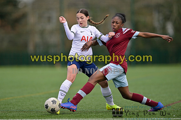 20230311-141019C West Ham United Academy Girls U15 v Tottenham Hotspur Women FC Academy U15