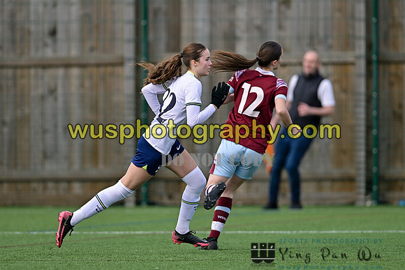 20230311-141830 West Ham United Academy Girls U15 v Tottenham Hotspur Women FC Academy U15