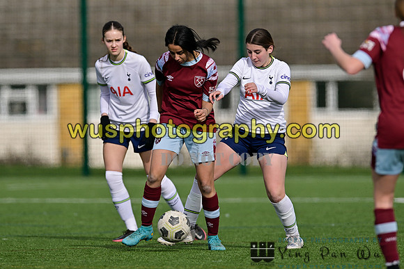 20230311-142108B West Ham United Academy Girls U15 v Tottenham Hotspur Women FC Academy U15