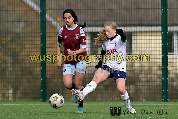 20230311-142349A West Ham United Academy Girls U15 v Tottenham Hotspur Women FC Academy U15