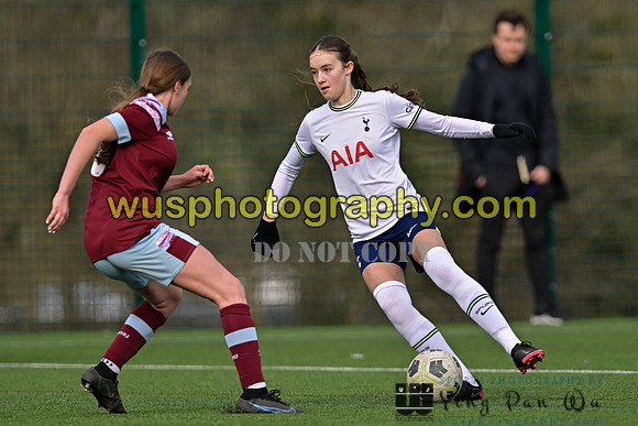 20230311-142716C West Ham United Academy Girls U15 v Tottenham Hotspur Women FC Academy U15
