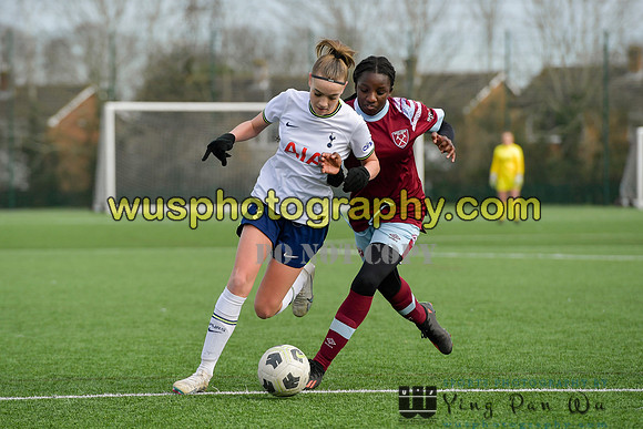 20230311-143336A West Ham United Academy Girls U15 v Tottenham Hotspur Women FC Academy U15