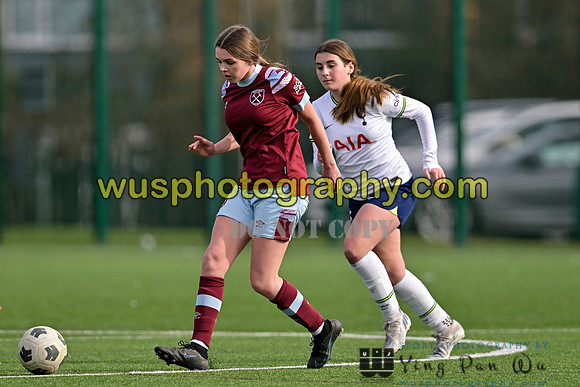 20230311-143455 West Ham United Academy Girls U15 v Tottenham Hotspur Women FC Academy U15