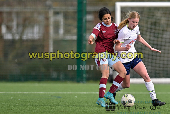20230311-143633 West Ham United Academy Girls U15 v Tottenham Hotspur Women FC Academy U15