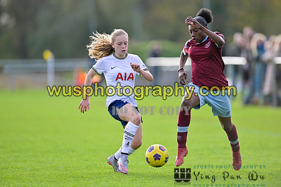 20221119-105456C Tottenham Hotspur Women FC Academy U15 v West Ham United Academy Girls U15