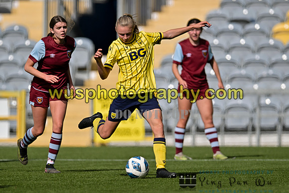 20240420-162506 West Ham United Academy Girls U16 v Oxford United Women U16