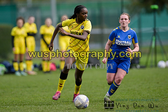 20230325-123629B AFC Wimbledon Girls U16 v Millwall Lionesses U16
