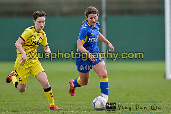 20230325-123715A AFC Wimbledon Girls U16 v Millwall Lionesses U16