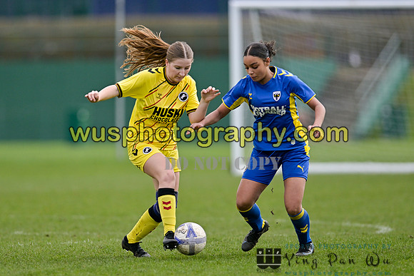20230325-123719 AFC Wimbledon Girls U16 v Millwall Lionesses U16