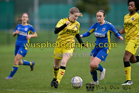 20230325-124105 AFC Wimbledon Girls U16 v Millwall Lionesses U16