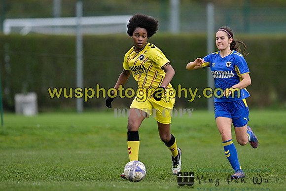 20230325-124312 AFC Wimbledon Girls U16 v Millwall Lionesses U16