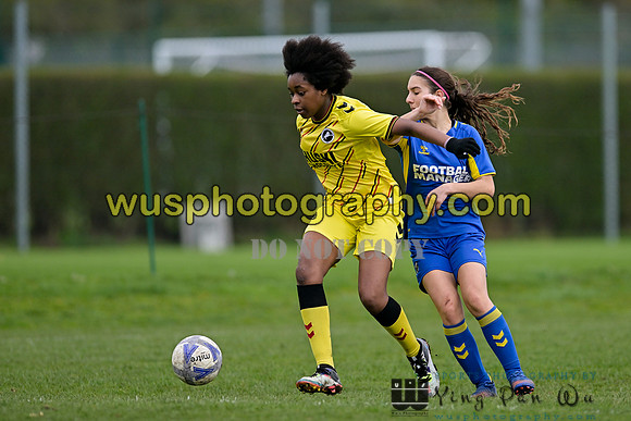 20230325-124312E AFC Wimbledon Girls U16 v Millwall Lionesses U16