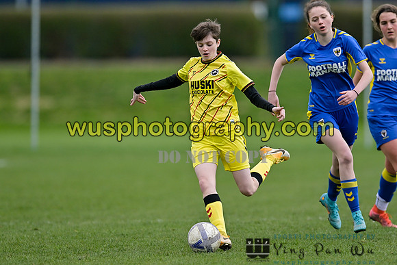 20230325-124330B AFC Wimbledon Girls U16 v Millwall Lionesses U16