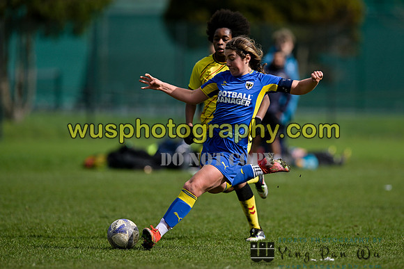 20230325-124516A AFC Wimbledon Girls U16 v Millwall Lionesses U16