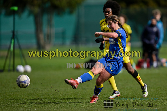 20230325-124516B AFC Wimbledon Girls U16 v Millwall Lionesses U16