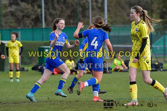 20230325-124723 AFC Wimbledon Girls U16 v Millwall Lionesses U16