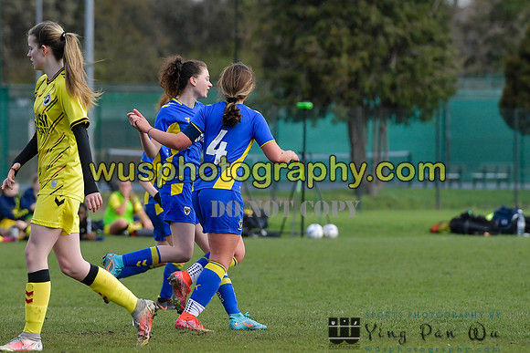 20230325-124723B AFC Wimbledon Girls U16 v Millwall Lionesses U16