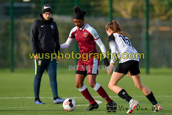 20211211-110057 West Ham United Academy Girls U16 v London Bees Academy U16