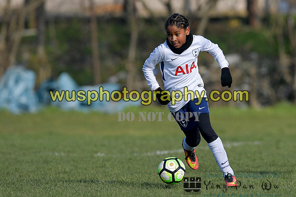 20180224-105918A Tottenham Hotspur Girls U10 v Gidea Park Rangers FC Girls U10