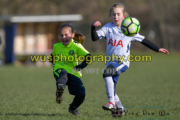 20180224-113627A Tottenham Hotspur Girls U10 v Gidea Park Rangers FC Girls U10