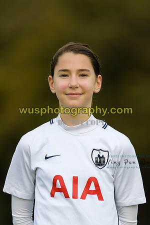 20171028-115940-2 Tottenham Hotspur Girls U12 Player Photo