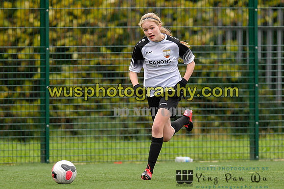 20211211-115604A West Ham United Academy Girls U16 v London Bees Academy U16