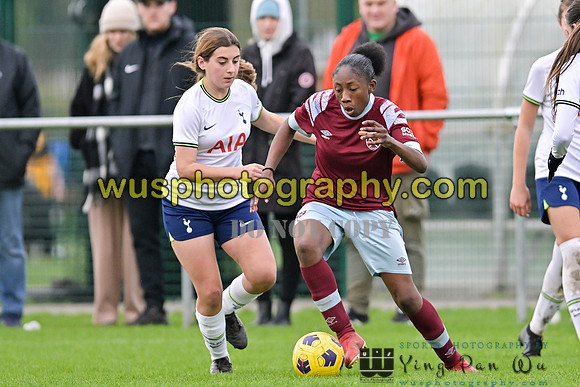 20221119-113509 Tottenham Hotspur Women FC Academy U15 v West Ham United Academy Girls U15