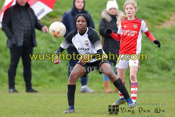 20220305-140039 London Bees Academy U14 v Arsenal FC Girls U13