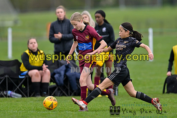 20230401-121920B Petts Wood FC Swans U14 v Arsenal FC Girls U14