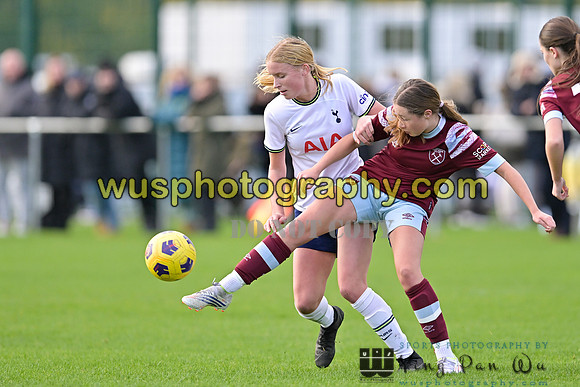 20221119-101711 Tottenham Hotspur Women FC Academy U15 v West Ham United Academy Girls U15