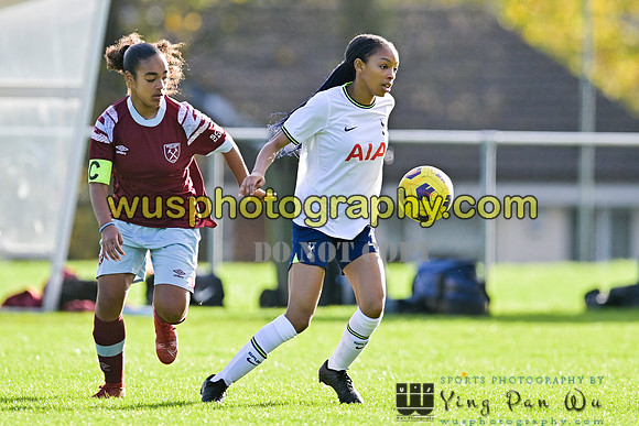 20221119-103057A Tottenham Hotspur Women FC Academy U15 v West Ham United Academy Girls U15
