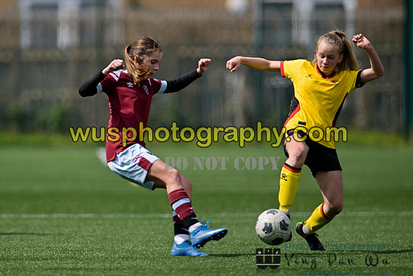 20230422-114429 West Ham United Academy Girls U16 v Watford FC Women U16