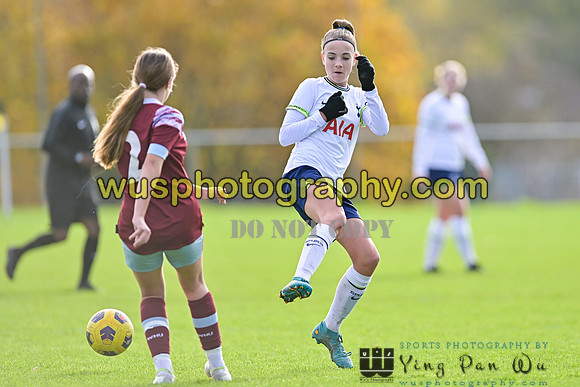 20221119-104247A Tottenham Hotspur Women FC Academy U15 v West Ham United Academy Girls U15