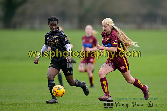 20230401-121314I Petts Wood FC Swans U14 v Arsenal FC Girls U14