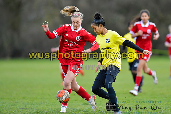 20220312-120033C Watford Ladies FC U14 Warriors v Welling United Girls U14