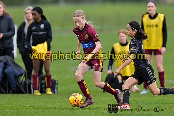 20230401-121920 Petts Wood FC Swans U14 v Arsenal FC Girls U14