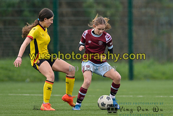 20230422-103511 West Ham United Academy Girls U16 v Watford FC Women U16