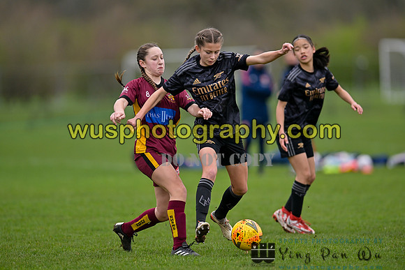 20230401-121713 Petts Wood FC Swans U14 v Arsenal FC Girls U14