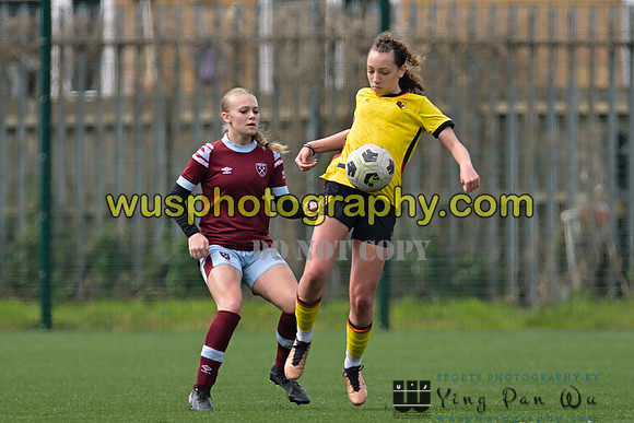 20230422-104608 West Ham United Academy Girls U16 v Watford FC Women U16