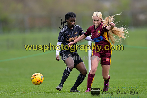 20230401-121233A Petts Wood FC Swans U14 v Arsenal FC Girls U14