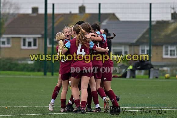 20241109-113354 West Ham United Performance Claret Girls U14 v Oxford United Girls U14