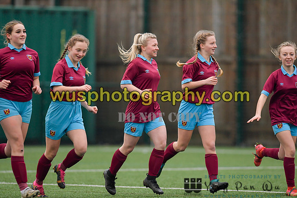 20220115-145005 West Ham United Performance Girls U16 v London City Lionesses U16